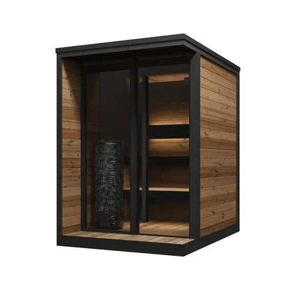 2-4 Person Hiki S Steam Garden Outdoor Sauna 3d
