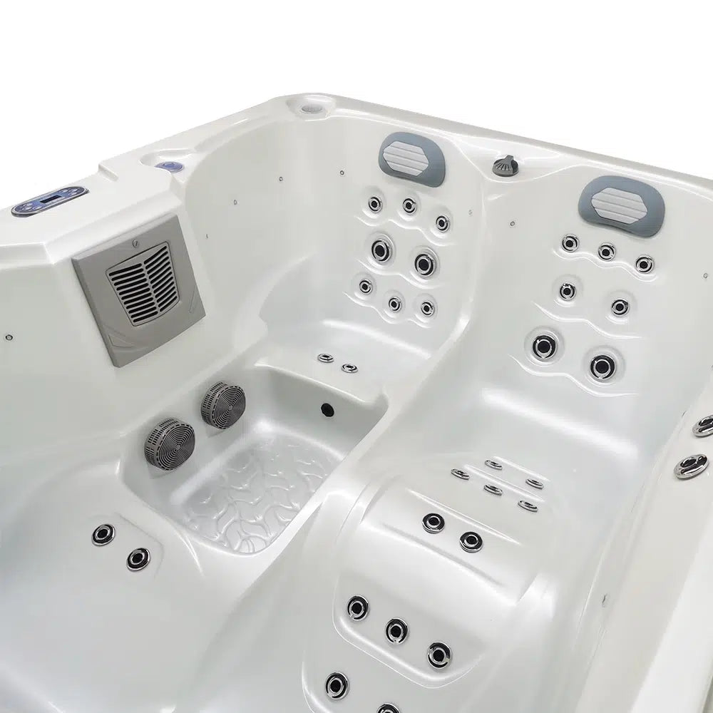 Centuraheat Triglav Luxury 3-4 Seater Spa Hot Tub - White Pearlescent