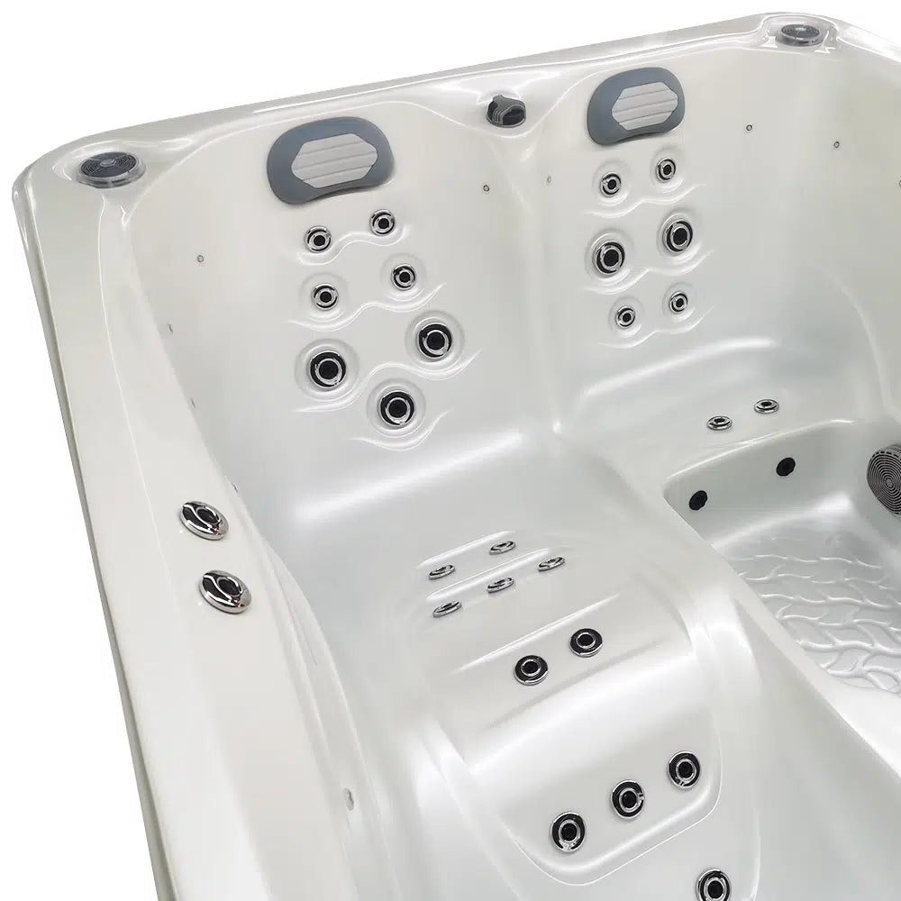 Centuraheat Triglav Luxury 3-4 Seater Spa Hot Tub - White Pearlescent