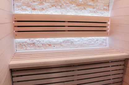 CenturaHeat Double Bench Steam and Infrared Hybrid Indoor Sauna