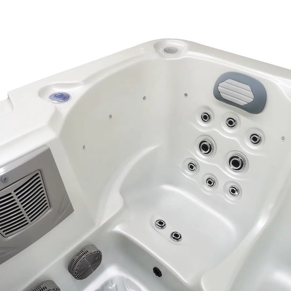 Centuraheat Triglav Luxury 3-4 Seater Spa Hot Tub - White Pearlescent