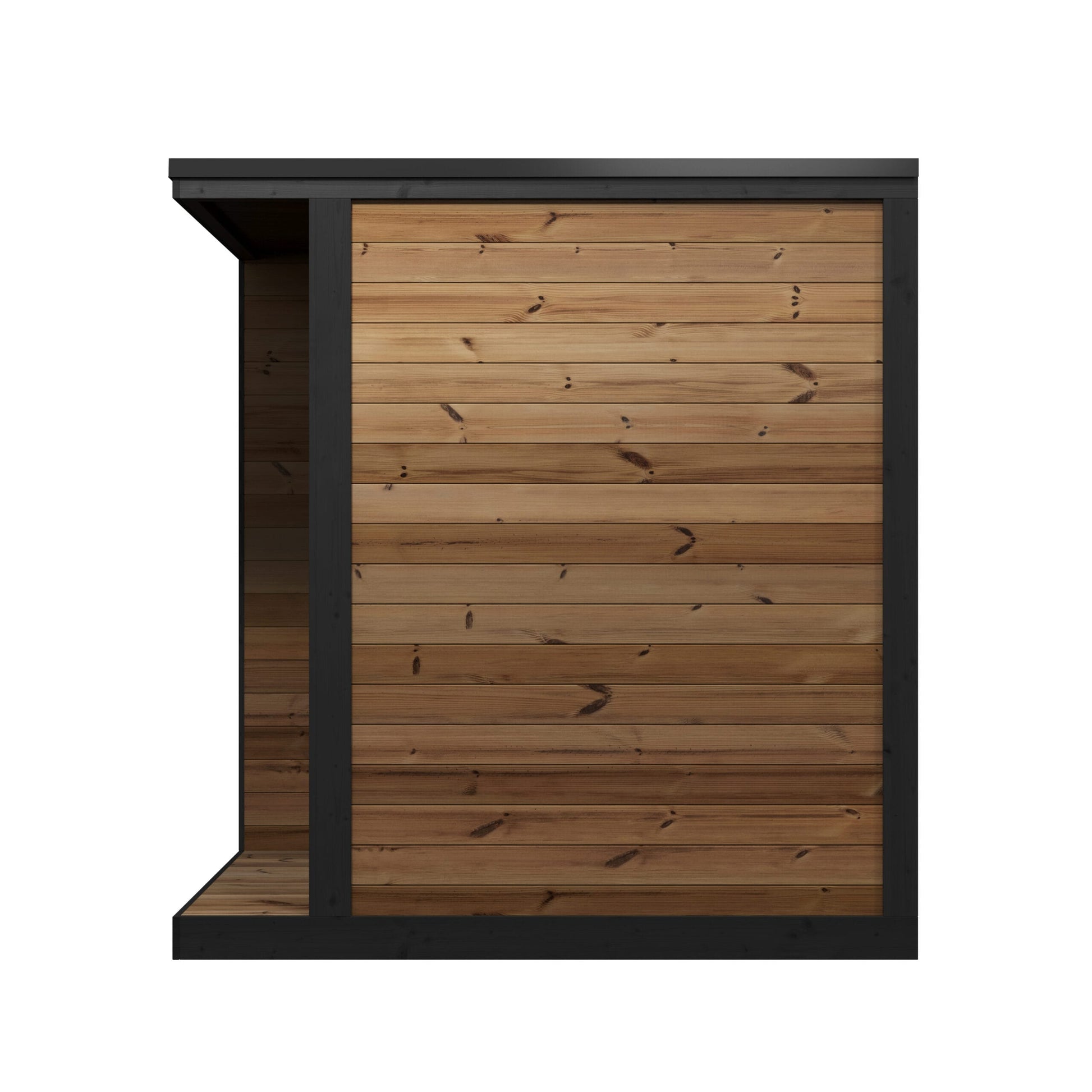 side view 2-4 Person Hiki S Steam Garden Outdoor Sauna