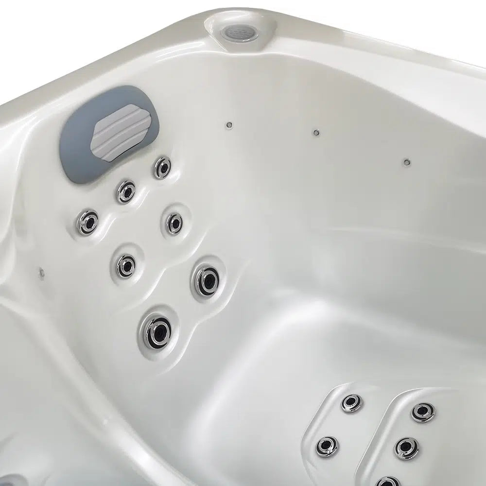 Centuraheat Triglav Luxury 3-4 Seater Spa Hot Tub - White Pearlescent