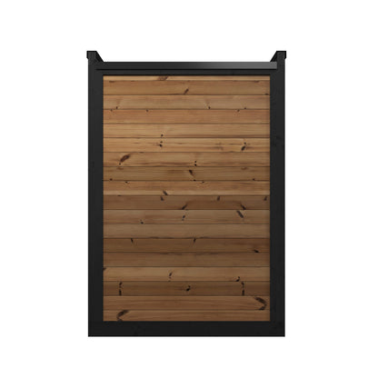 2-4 Person Hiki S Steam Garden Outdoor Sauna back view