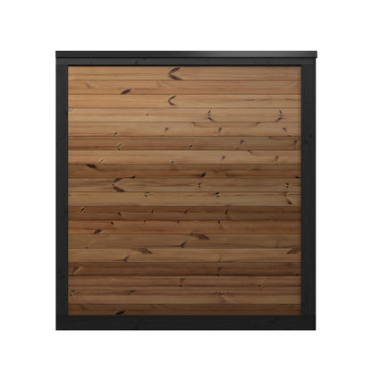 side view of Hiki S Steam Outdoor Sauna