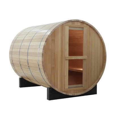 CenturaHeat 4-6 Person Wood Barrel Sauna