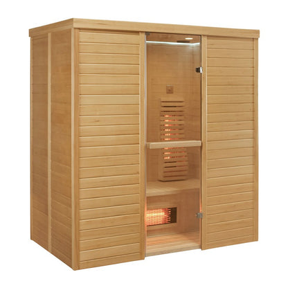 CenturaHeat 3 Person Combination Bio Indoor Sauna