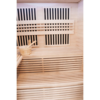 CenturaHeat 4 Person Combination Bio Indoor Sauna - 6100W