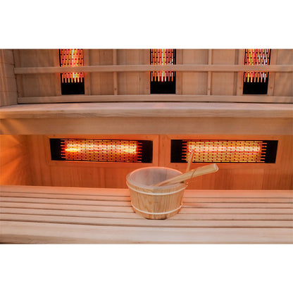 CenturaHeat 5-8 Person Combination Bio Indoor Sauna - 6950W