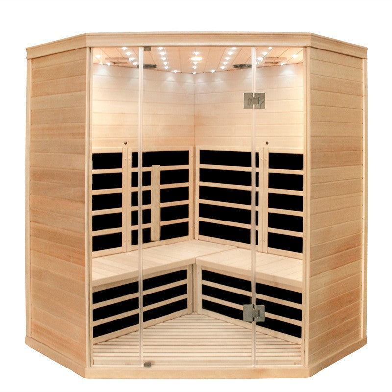 CenturaHeat 4-5 Person Diamond Corner Indoor Sauna