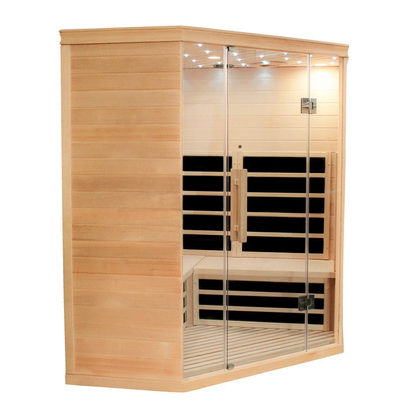 CenturaHeat 4-5 Person Diamond Corner Indoor Sauna