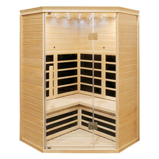 CenturaHeat 2-3 Person Diamond Corner Indoor Sauna