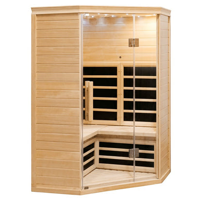 CenturaHeat 2-3 Person Diamond Corner Indoor Sauna