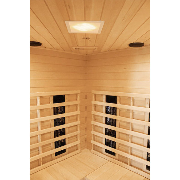 CenturaHeat 4-5 Person Diamond Corner Indoor Sauna - 3000W