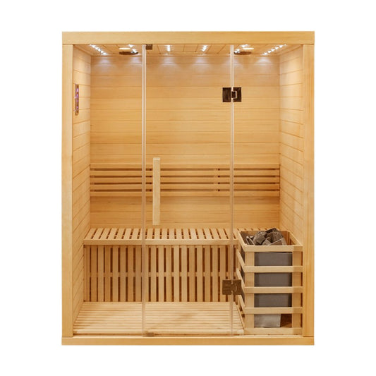 CenturaHeat Traditional Steam 3 Person Indoor Sauna