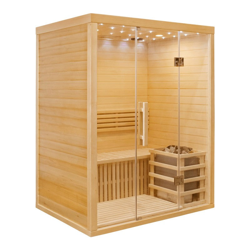 CenturaHeat Traditional Steam 3 Person Indoor Sauna