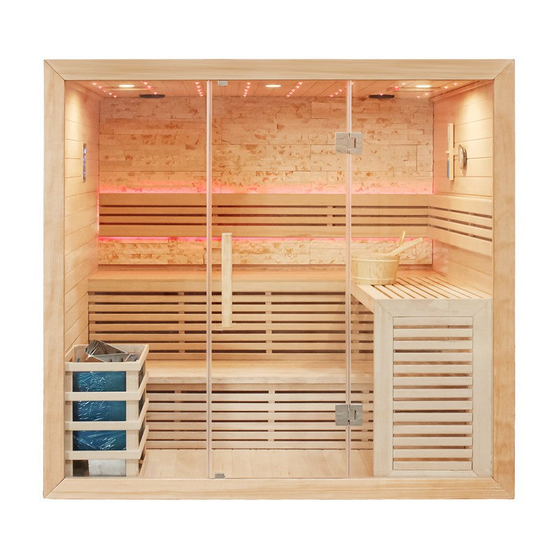 Luxury Traditional Steam 5 6 Person Indoor Sauna