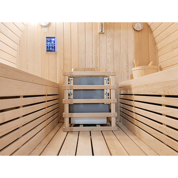 CenturaHeat 4-6 Person Outdoor Wood Barrel Sauna