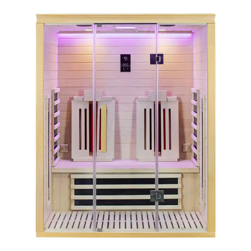 CenturaHeat 2 Person Full Spectrum Infrared Light Indoor Sauna