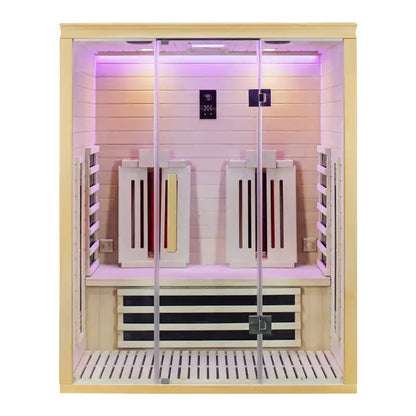 CenturaHeat 2 Person Full Spectrum Infrared Light Indoor Sauna