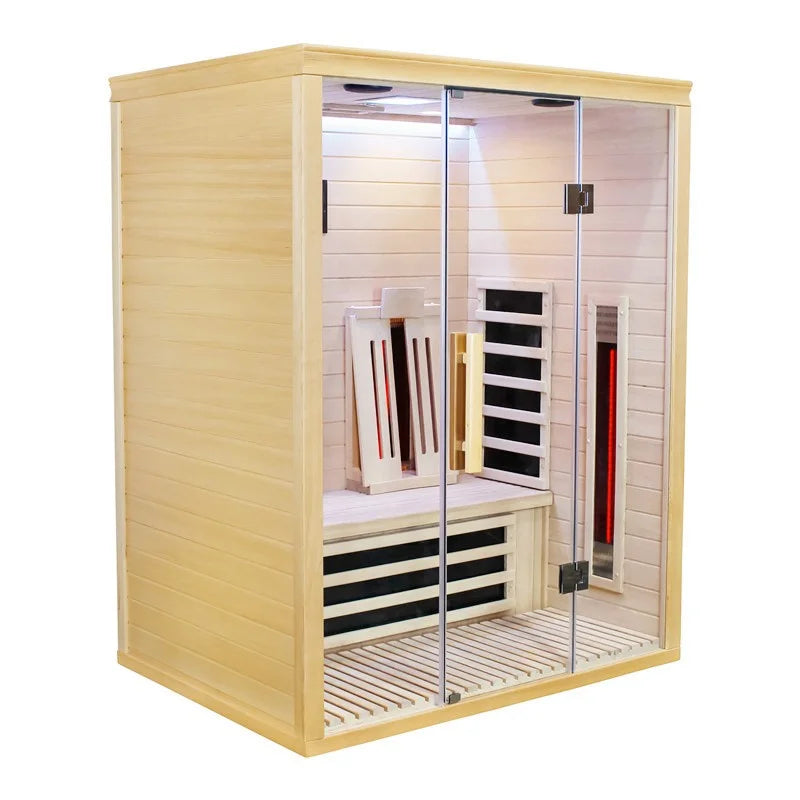 CenturaHeat 2 Person Full Spectrum Infrared Light Indoor Sauna