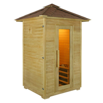 CenturaHeat 2 Person Outdoor Sauna House