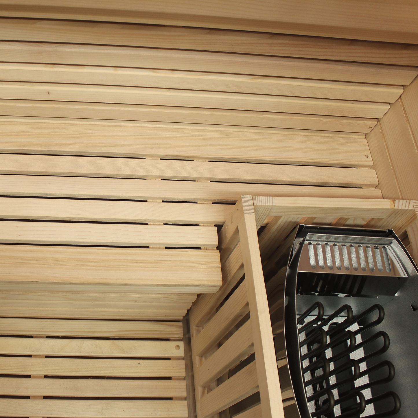 CenturaHeat Luxury Steam Traditional Indoor Sauna with Glass Door