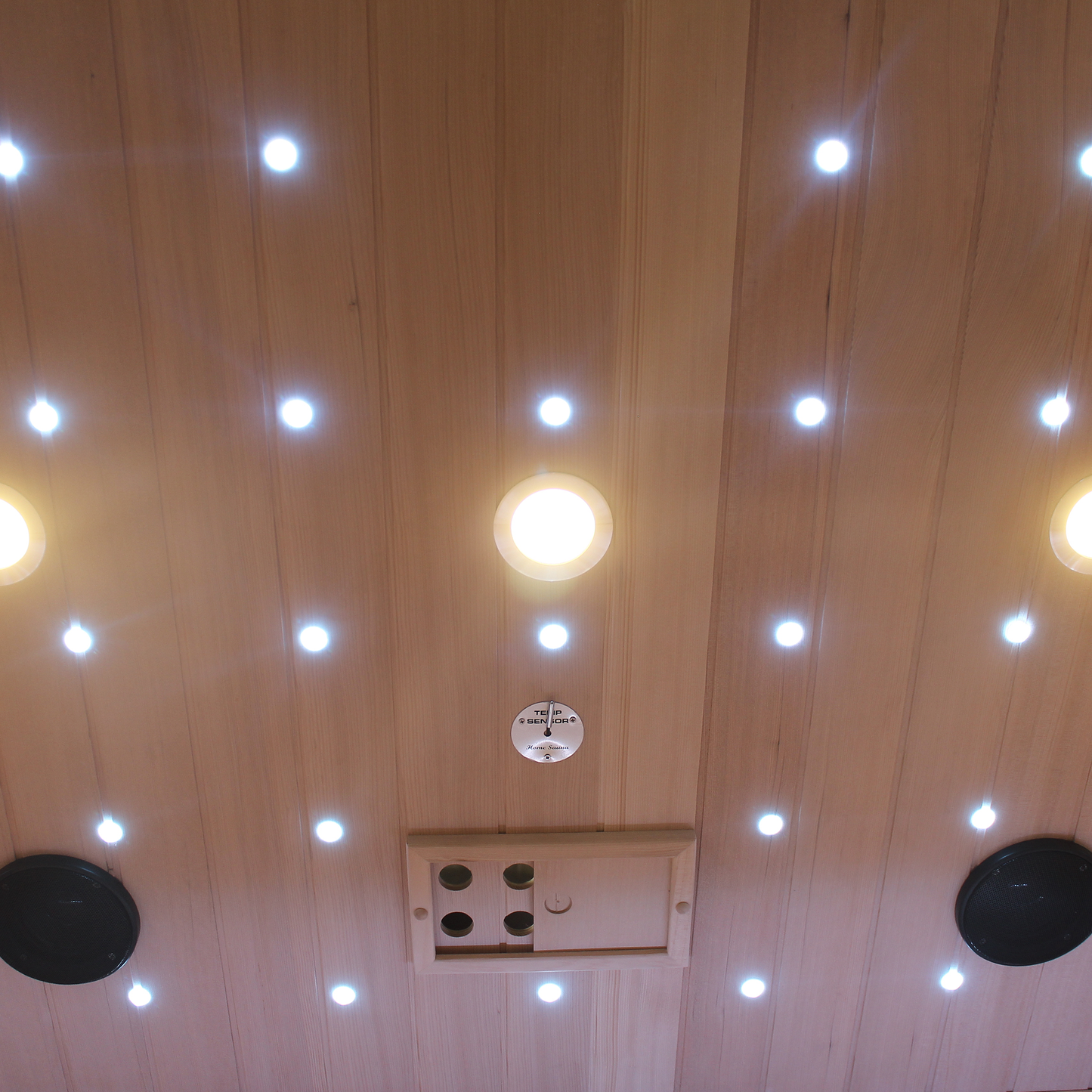 CenturaHeat Luxury Steam Traditional Indoor Sauna with Glass Door