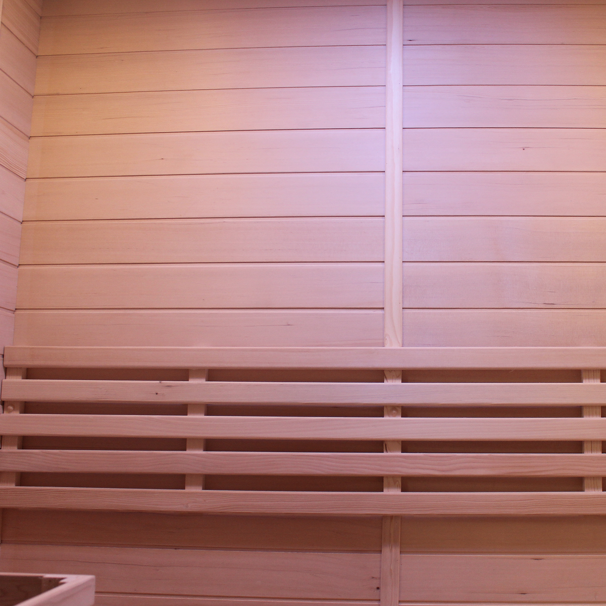 CenturaHeat 3 Person Traditional Steam Outdoor Sauna Room - back panel
