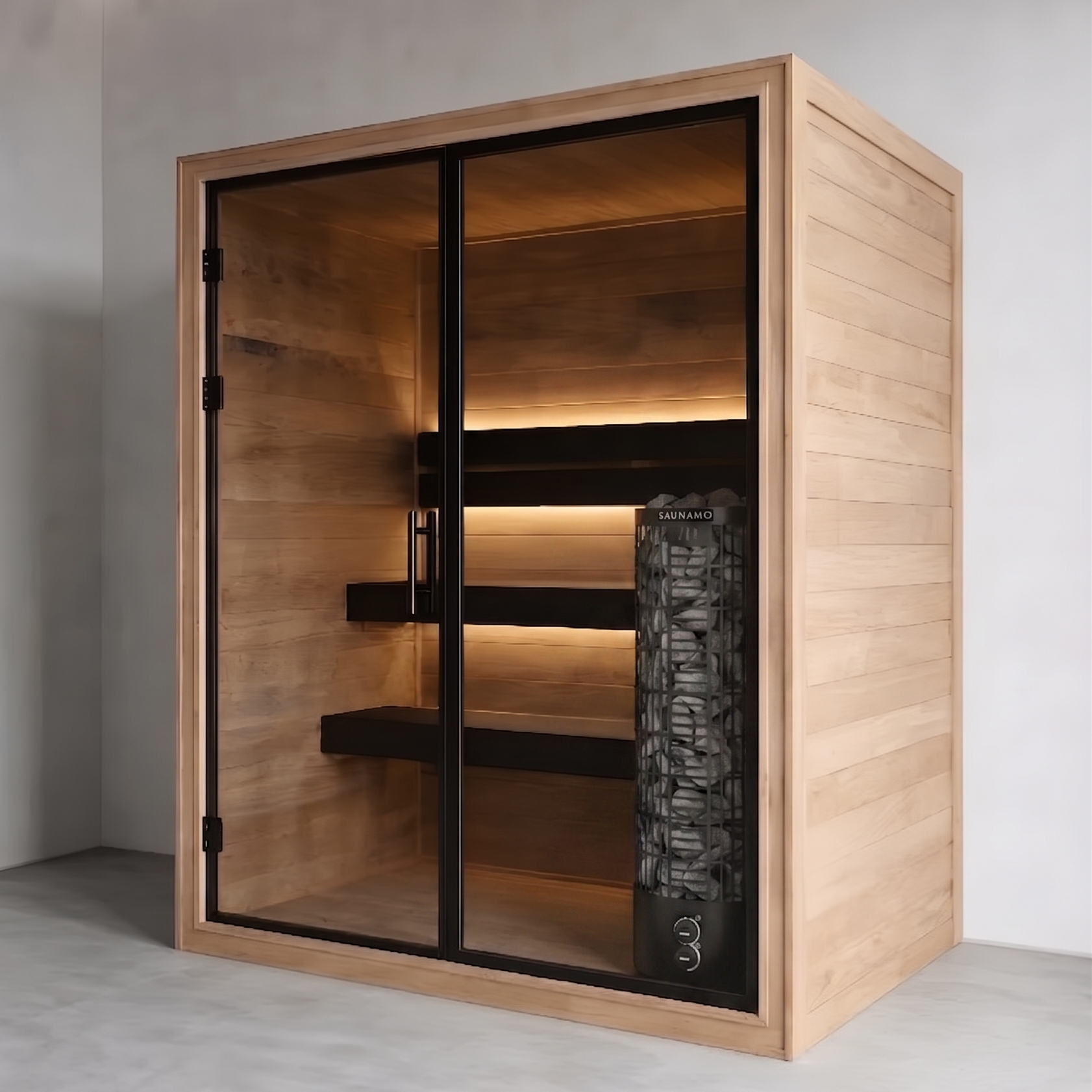 Thermo Black 150 Steam Indoor Sauna side view