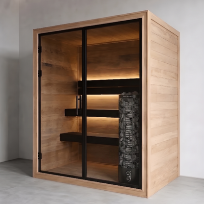 Thermo Black 150 Steam Indoor Sauna side view