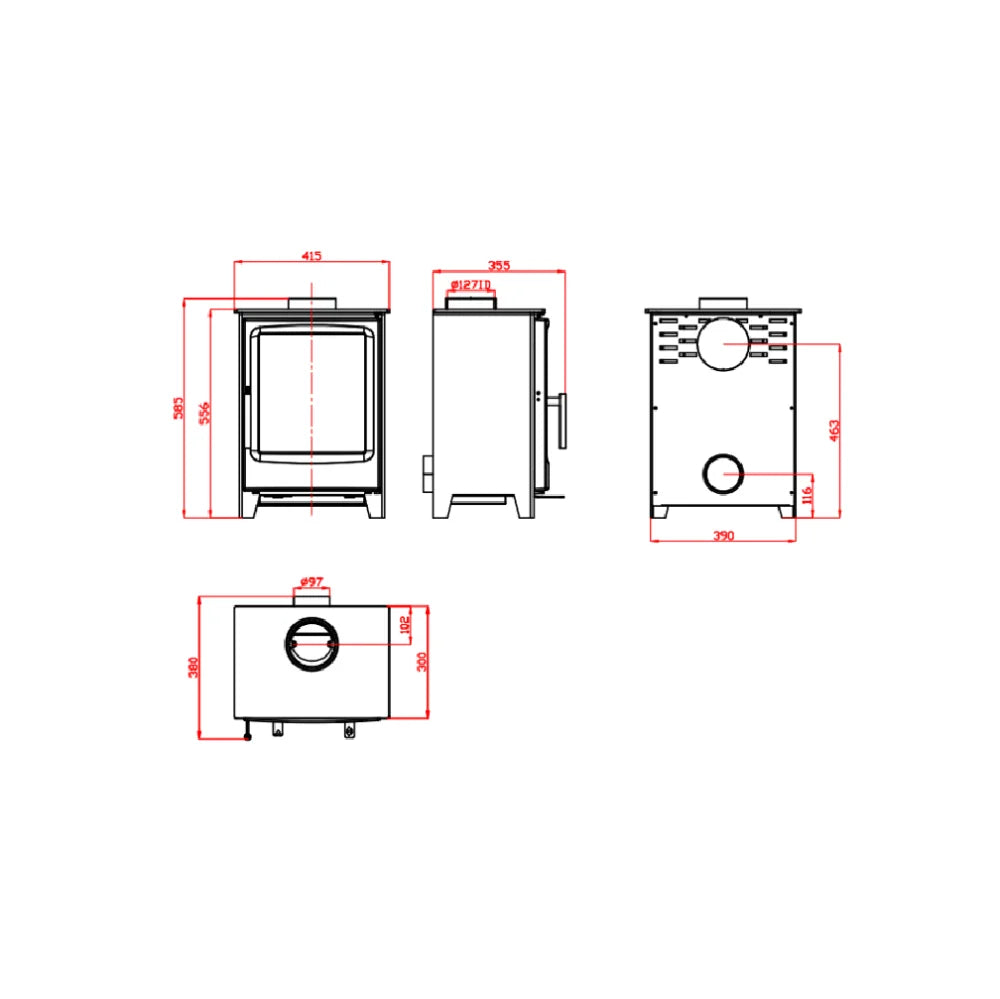 Windsor Multi-Fuel Premium Stove